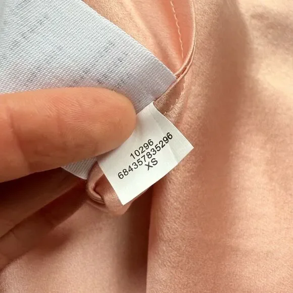 AYR The Ten Outta Ten - Heavyweight Silk Bias Cut Slip Dress Sunset Pink XS - Picture 9 of 16